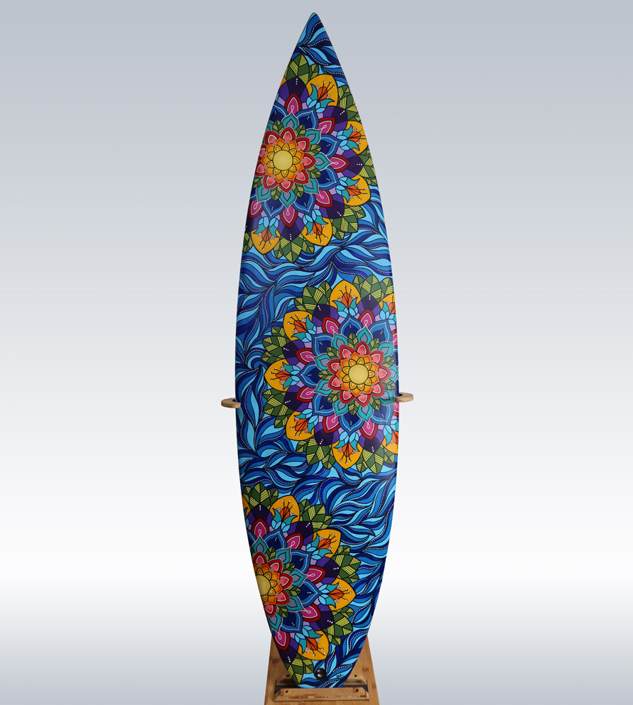 Surfboard art - Free As A Bird